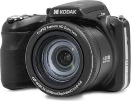 KODAK Pixpro Astro Zoom AZ425 skaitmeninis tilto fotoaparatas, 42 kartų optinis priartinimas, 24 mm platus kampas, 20 megapikselių, 3 colių LCD ekranas, "Full HD 1080p" vaizdo įrašas, ličio jonų akumuliatorius - juodas