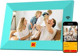 KODAK WLAN skaitmeninis nuotraukų rėmelis, 7 colių, 32GB atminties skaitmeninis nuotraukų rėmelis, HD IPS jutiklinis ekranas, automatinis pasukimas, išmanusis elektroninis nuotraukų rėmelis, galimybė akimirksniu dalytis nuotraukomis / vaizdo įrašais per
