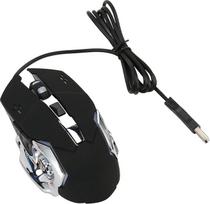 Kompiuterinės žaidimų pelės, optinė USB žaidimų pelė, tyli laidinė 1200 1600 2400 3600, 4 reguliuojami DPI iki 3600, RGB, skirta "Windows 7 8 10 XP", 6 mygtukai (juoda garsinė pelė)