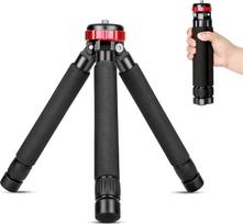 Koolehaoda stalinis mini trikojis, nešiojamasis trikojis 1/4 arba 3/8 monopodams, SLR fotoaparatui, maksimalus aukštis: 33 cm / 13 colių, CNC gamybos procesas, (MT-02)