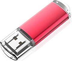 Kootion 128GB USB 2.0 "Flash" diskas "Memory Stick Pen Drive" su raudonu LED indikatoriumi