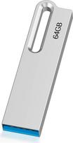 KOOTION USB 64GB 3.0 "Memory Stick" vandeniui atsparus atminties diskas 64G "Flash Stick" nykštukinis diskas sidabrinės spalvos