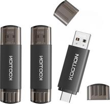 KOOTION USB atmintinė 32GB, 32G USB atmintinė C OTG 2.0 Memory Stick 2-in-1 Flash Drive C tipo atmintinė 32GB, skirta kompiuteriui, nešiojamajam kompiuteriui, C tipo mobiliajam telefonui