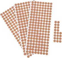 Kork-Pads selbstklebend (10 mm x 1 mm), rutschfeste, runde Kork-Kreise für Blumentöpfe, Küchenschranktüren, 500 Stück