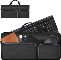 Korpusas Kietas kelioninis apsauginis dėklas "Logitech MK270/MK540/MK295/MK786/MX Keys" klaviatūrai (tik dėklas, į jį neįeina klaviatūra) (juodas)