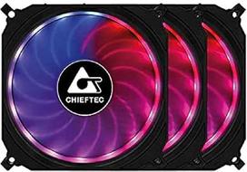 Korpuso ventiliatorius 120 mm 3-RGB komplektas / Tornado CF-3012-RGB Chieftec