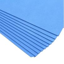 Kreative DIY-Schaumstoffplatten for Kinder - 10 gemischte EVA-Schwammpapiere, 2 mm storio, puikiai tinka menui ir rankdarbiams, 10 Stück(Blue)