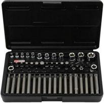 KS įrankiai 922.4305 30 dalių rinkinys su gręžtuvais 1/4" - 3/8" - 1/2 Torx E4 - E20 - T20 - T20 - T60 - M5 - M12