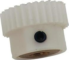 Kunststoff-Motorritzel, 1 Stück Nylon-Zylinderzahnrad, Kunststoff-Motorstirnrad 0,8 Modul, 29 Zähne, Kupferhülse, 4-10 mm Bohrung(4MM BORE)