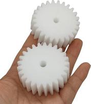 Kunststoff-Motorritzel, zylindrisches Nylongetriebe, 2er-Pack, Kunststoff-Stirnrad, 1,5 m, 26 Zähne, gerade, 42 mm Durchmesser, 15 Dicke, Bohrungsgrößen 4-15(7mm bore)