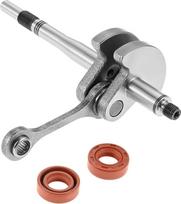 Kurbelwelle mit Dichtungssatz passend for FS38 FS40 FS45 FS46 FS55, ersetzt 4140 030 0400, Garten-Elektrowerkzeug for den Außenbereich