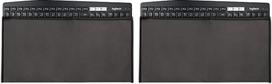 kwmobile Universal Keyboard (L) Case - kompiuterio klaviatūros apsauginis dėklas universaliai klaviatūrai (L) - klaviatūros dėklas (2 vnt.)