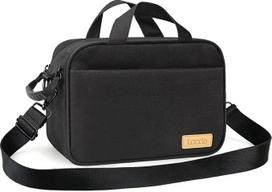 Lacdo Kompakt Kamera Tragetasche für Canon Powershot SX540 SX530 SX60 SX420 HS, Nikon Coolpix L340 B500 B700 L330 L840, Panasonic LUMIX, Sony a6000 Digitalkamera-Umhängetasche mit Stoßschutz, Schwarz