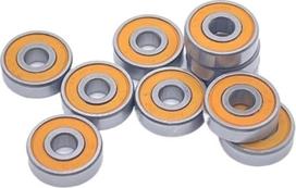 Lager, 695-2RS Lager ABEC-7 5 Stück x 13 4 mm Miniatur 695RS Kugellager 619/5RS orange abgedichtetes 695 2RS 1,Verbesserte Haltbarkeit