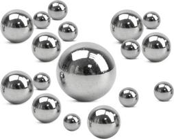Lagerkugeln aus Kohlenstoffstahl, Präzisionslagerkugeln aus Edelstahl 304, 10 Stück, Durchmesser 12,3-19,05 mm(12.5mm.)
