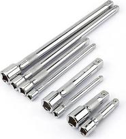 Lankstus stecknuss jungiklis su jungtimi 1/4", 3/8", 1/2", Crv, 50/75/100/125/150/250 mm (visų dydžių iš viso 9 vnt.)