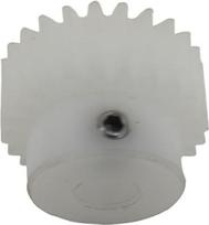 Lastic-Zahnräder Kunststoff-Motorgetriebe, 1 Stück Kunststoff-Stirnrad 0,8 Modul 31 Zähne 26,4 mm Durchmesser 4-15 Bohrung(7mm bore)