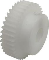 Lastic-Zahnräder Kunststoff-Motorzahnrad, Stirnradgetriebe, 0,8 m, 32 Zähne, gerade, zylindrisch, for Lenkungsteile mit 4-15 mm Bohrung(4MM BORE)