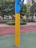 Lauko krepšinio stovas Polsterung - Schützende Schaumstofffolie für Sicherheit, wetterbeständiges Design für Spielplätze und Plätze, verhindert Verletzungen und Schäden, Acolchado