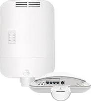 Lauko PoE komutatorius, IP65 vandeniui atsparus, 4 Gigabit prievadai, 30 W kiekvienam prievadui, 1 x Gigabit Uplink prievadas, atitinka IEEE 802.3af/AT, 65 W galios, Plug and Play, tinklo šakotuvas, Ethernet skirstytuvas