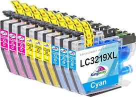 LC3219XL LC3217 Spalvoto spausdintuvo kasetės suderinamos su Brother LC3219XL LC 3219XL kasetėmis, skirtomis Brother MFC-J5330DW MFC-J5335DW MFC-J5730DW MFC-J6930DW MFC-J6530DW MFC-J6930DW MFC-J6935DW (9 vnt.)