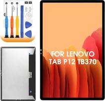 LCD ekranas Lenovo Tab P12 2023 LCD ekranas Lenovo Tab P12 2023 TB370 / TB-370FU 12,7 colių pakaitiniam ekranui Touch Screen Digitazer surinkimas su remonto rinkiniu (juodas)