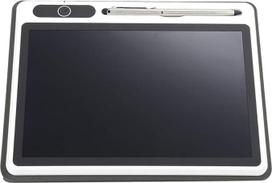 LCD rašymo lenta su baterija, 9 in piešimo planšetė Dital Drawing Pad Smart Notepad Digital Notebook Electronic Notepad LCD Tablet Drawing Pad Business Supplies Hand Painting Tool (juoda (su Lede