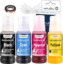 LCL 400 ml sublimacinio rašalo užpildas, suderinamas su "Epson EcoTank et 1810 2810 2820 2850 2830 2815 4810" spausdintuvu ET-3700, skirtas šiluminio pernešimo puodeliui, puodeliui, marškinėliams (automatinis užpildymas / apsauga nuo UV spindulių / nereik