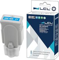 LCL suderinama rašalo kasetė PFI-1000 C PFI-1000C 0547C001 (1 pakuotė žydros spalvos), skirta "Canon imagePROGRAF PRO-1000