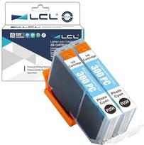 LCL suderinama rašalo kasetė PFI-300 PFI-300PC (2 pakuotės žydros spalvos), suderinama su "Canon imagePROGRAF PRO-300