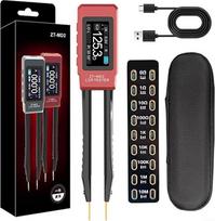 LCR Intelligentes digitales Zangenmessgerät ZT MD2 Mount Komponenten-Tester misst Widerstand, Kapazität, Induktivität, ESR, Q-Wert, D-Wert, einstellbare Genauigkeit, Frequenz für Elektronik (hoch)