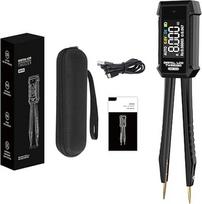 LCR matuokliai, mini SMD testeris su ESR matavimo funkcija, skaitmeninis multimetras su pincetu, skirtas SMD komponentams / rezistoriams / kondensatoriams / induktoriams / įtampoms / dažniams / diodams, automatinis komponentų matuoklis