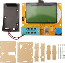 LCR-T4 Digitaler Transistor-Tester für NPN PNP MOSFET Diode Triode Widerstandskondensator mit automatischer Abschaltung und LCD-Display mit Hintergrundbeleleuchtung