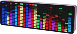LED muzikos spektro analizatorius, muzikos spektro ekranas Vu matuoklis RGB LED USB maitinamas, belaidis, skirtas daugiamodžiams muzikos ritmo analizatoriams