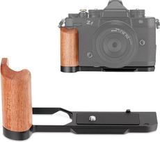 LEFTFOTO Z f medinis rankinis L laikiklis, skirtas "Nikon" ZF fotoaparatui su integruota pagrindo greitojo atleidimo plokštele "Arca", greitai įjungiamas gimbalas / trikojis / fotografavimas rankomis (juodas)