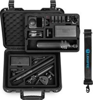 LEKUFEE Vandeniui atsparus kietas dėklas, skirtas DJI Osmo 360, "Adventure Combo", akumuliatoriui, Osmo Selfie Stick, DJI Mic 3/DJI Mic Mini/Mic 2 įkrovimo dėklui ir kitiems priedams (tik dėklas)
