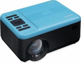 Lenco LPJ-500 - "Bluetooth" projektorius - mini projektorius - DVD grotuvas - 2800 liumenų - 30 000 valandų veikimo laikas - "Full HD" - "Bluetooth 5.0" - 2 x HDMI - USB - SD prievadas - AV-in - VGA - mėlynas