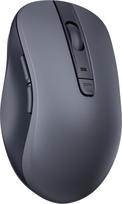 Lenovo belaidė pelė WL300, belaidė "Bluetooth" pelė su tyliais paspaudimais, belaidė kompiuterio pelė, 3 reguliuojami DPI, skirta biurui ir namams, nešiojamoji pelė dešiniarankiams, suderinama su PC, Mac, nešiojamuoju kompiuteriu, pilka