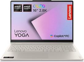 Lenovo Yoga 7 2-in-1 nešiojamasis kompiuteris | 16 colių 2,8K OLED jutiklinis ekranas | AMD Ryzen AI 7 445 | 16GB RAM | 1TB SSD | UMA Intel Graphics | Windows 11 | QWERTZ | Seashell | 3 mėnesių Premium priežiūra