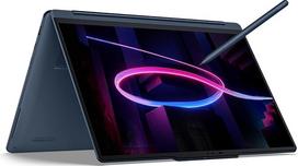 Lenovo Yoga 9 2-in-1 Aura Edition nešiojamasis kompiuteris | 14 colių 2,8K WQXGA OLED jutiklinis ekranas | Intel Core Ultra 7 355 | 32GB RAM | 1TB SSD | Integruota Intel grafika | Windows 11 | QWERTZ | Mėlyna | 3 metai