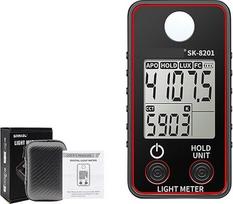 Lichtmessgerät, skaitmeninis šviesos matuoklis, rankinis liuksmetras, LCD, 0,5-300.000 Lux/Fc, Taschen-Luxmeter, fotometras, Pflanzenwachstum, Hohe Genauigkeit(SK-8201)