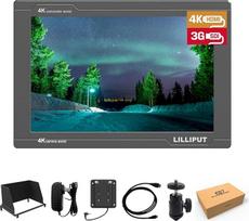 LILLIPUT FS7 7 colių kameros lauko monitorius Full HD 1920 x 1200 IPS kameros monitorius su bangų forma, vektorskopu ir histograma, 4K HDMI ir 3G-SDI įvestis / išvestis - DSLR monitorius režisieriams ir operatoriams