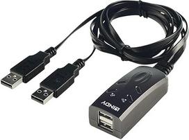 LINDY 2 prievadų USB KM jungiklis