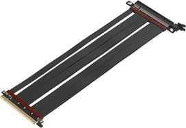 LINKUP - "Extreme4+" PCIe 4.0 X16 Riser kabelis (RTX4090, RX6950XT, x570, Z690 išbandyta), "Twinax", ekranuotas, vertikalus montavimas Žaidimų PCI Express Gen4, tiesi moteriška jungtis (50 cm), suderinamas su TT