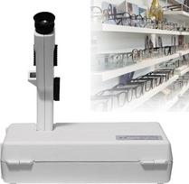 Linsenmessgerät - Tragbares manuelles Fokusmessgerät für optische Geschäfte und Optometrie-Labors Messbereich 0-±15D Linsendurchmesser 20-80mm Prismaachsenwinkel 0-360°
