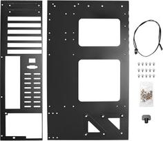 Littlecatch Mining Frame Mining ETH pagrindinės plokštės kronšteinas Sustiprintas Bitcoin Atviras važiuoklės korpuso stovas motininėms plokštėms Mining Rig Case Support ITX/Mini ATX 8 GPU (ATX)