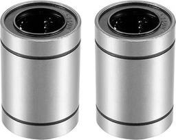 LM25UU 2 vnt. 25 mm skersmens 40 mm išorinio skersmens 59 mm ilgio linijinis rutulinis guolis, skirtas CNC mašinoms 3D spausdintuvams