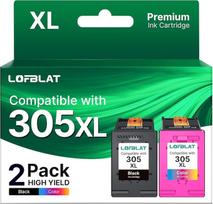 LOFBLAT 305XL rašalo kasetės HP 305 XL kasetės HP DeskJet 2700 2710 2720 DeskJet Plus 4110 4120 Envy 6010 6020 6032 Envy Pro 6400 6420 2 pakuotės