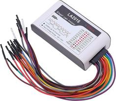 Loginis analizatorius USB, 16 kanalų, LA2016, 200M mėginių dažnis, suderinamas su 5VTTL, 5 CMO, 3,3V CMO (su) intuityvia trigerio nustatymo sąsaja (stebėjimui ir analizei)