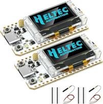LoRa Meshtastic ESP32 V3 plokštė su 868 MHz antena ir OLED ekranu AYWHP LoRa ESP32 kūrimo plokštė 240 MHz Bluetooth 863 928 MHz Dual-Core IOT suderinama su Arduino/Meshtastic 2 vnt.